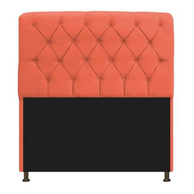 Cabeceira 195Cm Solteiro Suede Terracota