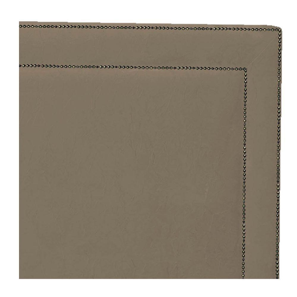 Cabeceira Solteiro P04 90 Cm Suede Marrom Claro Tca 945 - 2