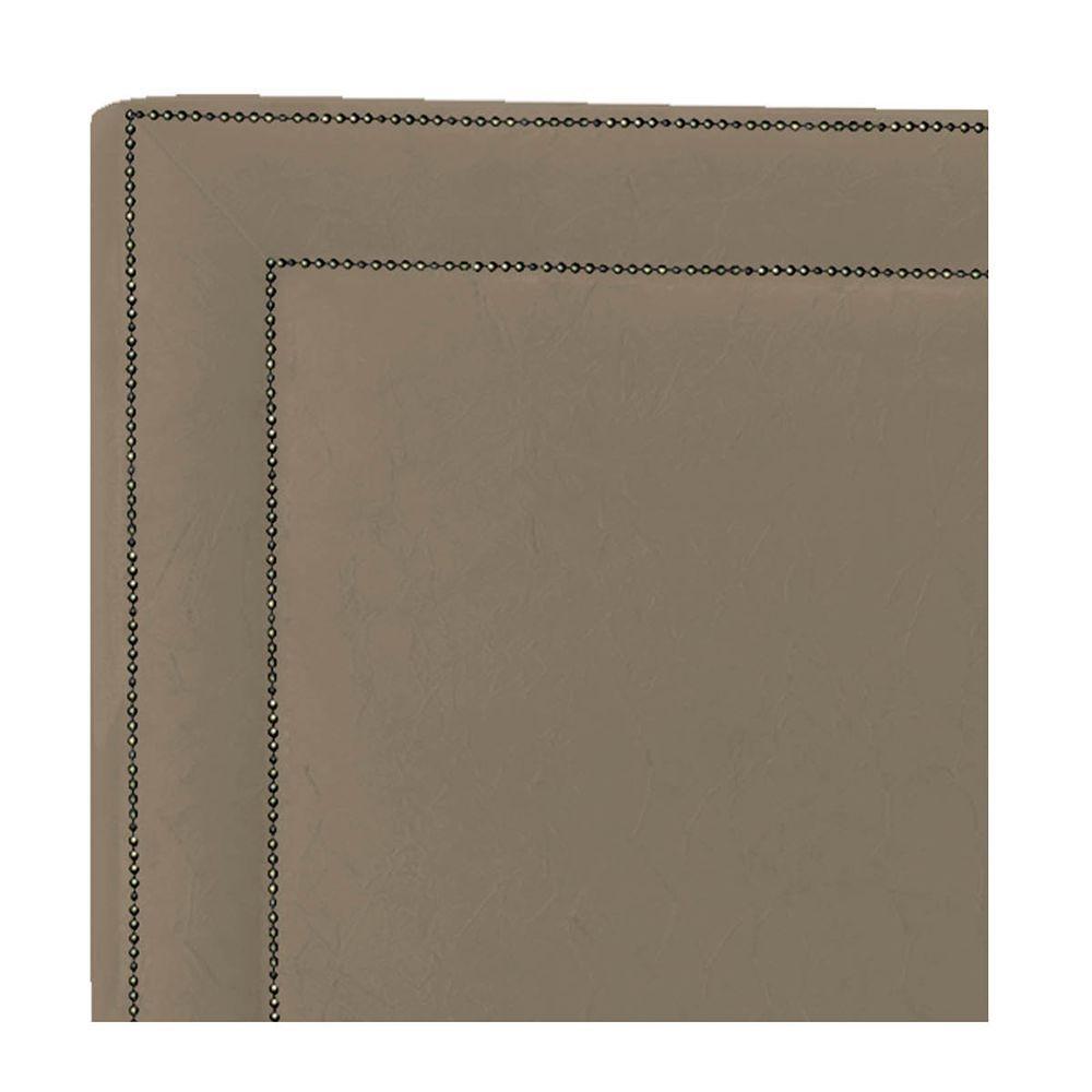 Cabeceira Solteiro P04 90 Cm Suede Marrom Claro Tca 945 - 3