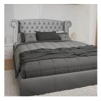 Cabeceira Solteiro Lyon P04 90 Cm Suede Cinza Tca 940 - 6