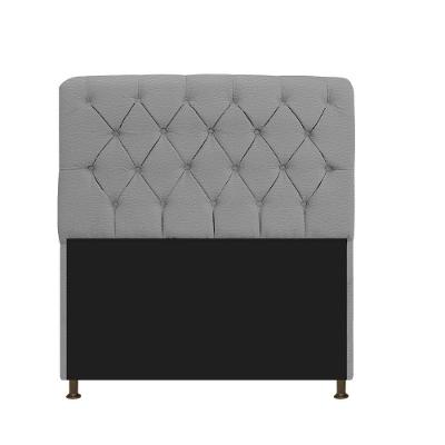 Cabeceira 90Cm Solteiro Cinza
