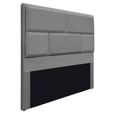 Cabeceira King 195 Cm Cama Box Corano Cinza