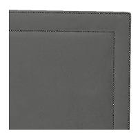 Cabeceira Solteiro P04 90 Cm Suede Cinza Escuro Tca 958 - 2