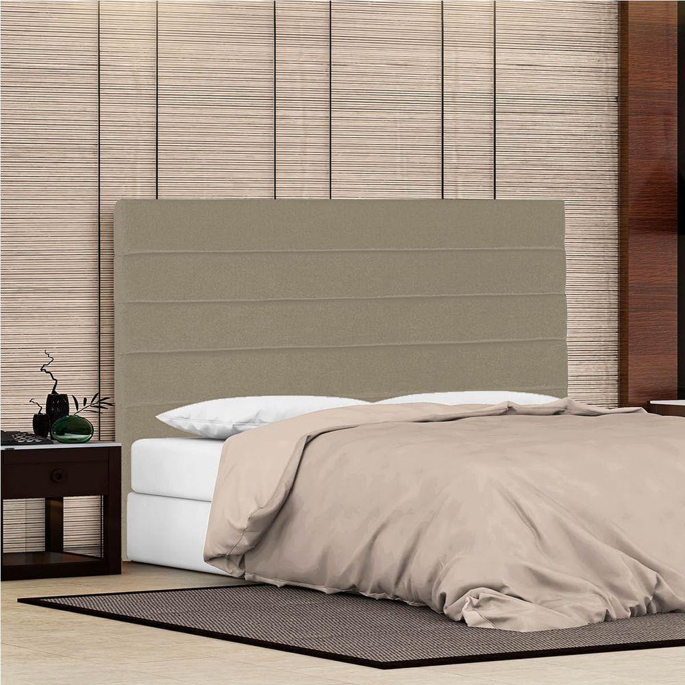 Cabeceira Solteiro Porto P04 90 Cm Suede Bege Tca 941 - 6