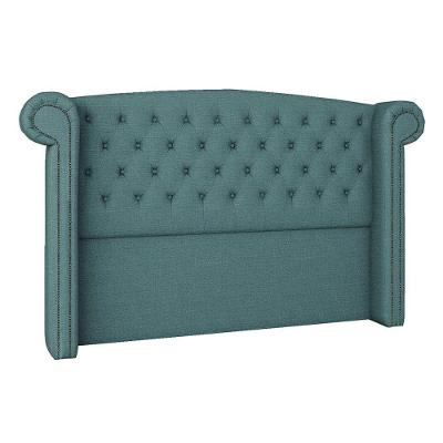Cabeceira Solteiro Lyon P04 100 Cm Suede Turquesa Tca 946