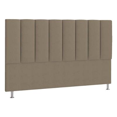 Cabeceira Solteiro P04 90 Cm Suede Marrom Claro Tca 945