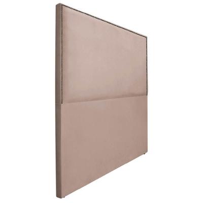 Cabeceira Queen 160 Cm Cama Box Suede Rosê