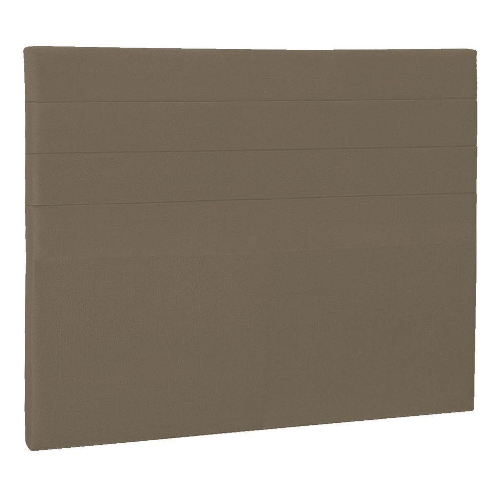 Cabeceira Solteiro P04 90 Cm Suede Marrom Claro Tca 945 - 1