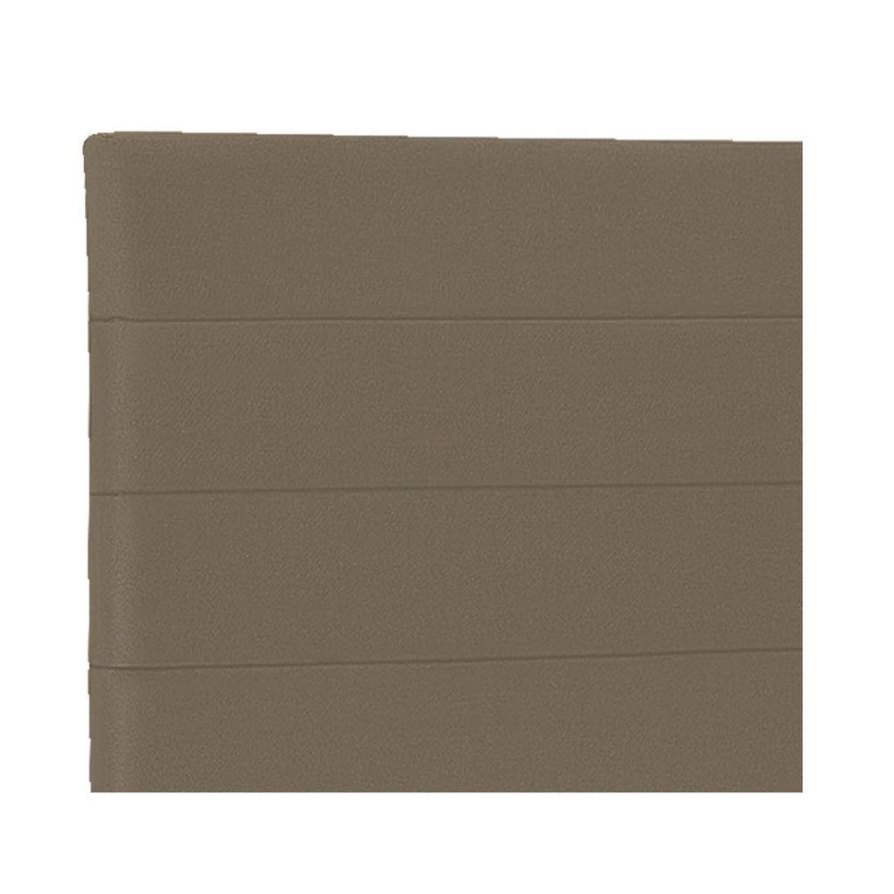 Cabeceira Solteiro P04 90 Cm Suede Marrom Claro Tca 945 - 3