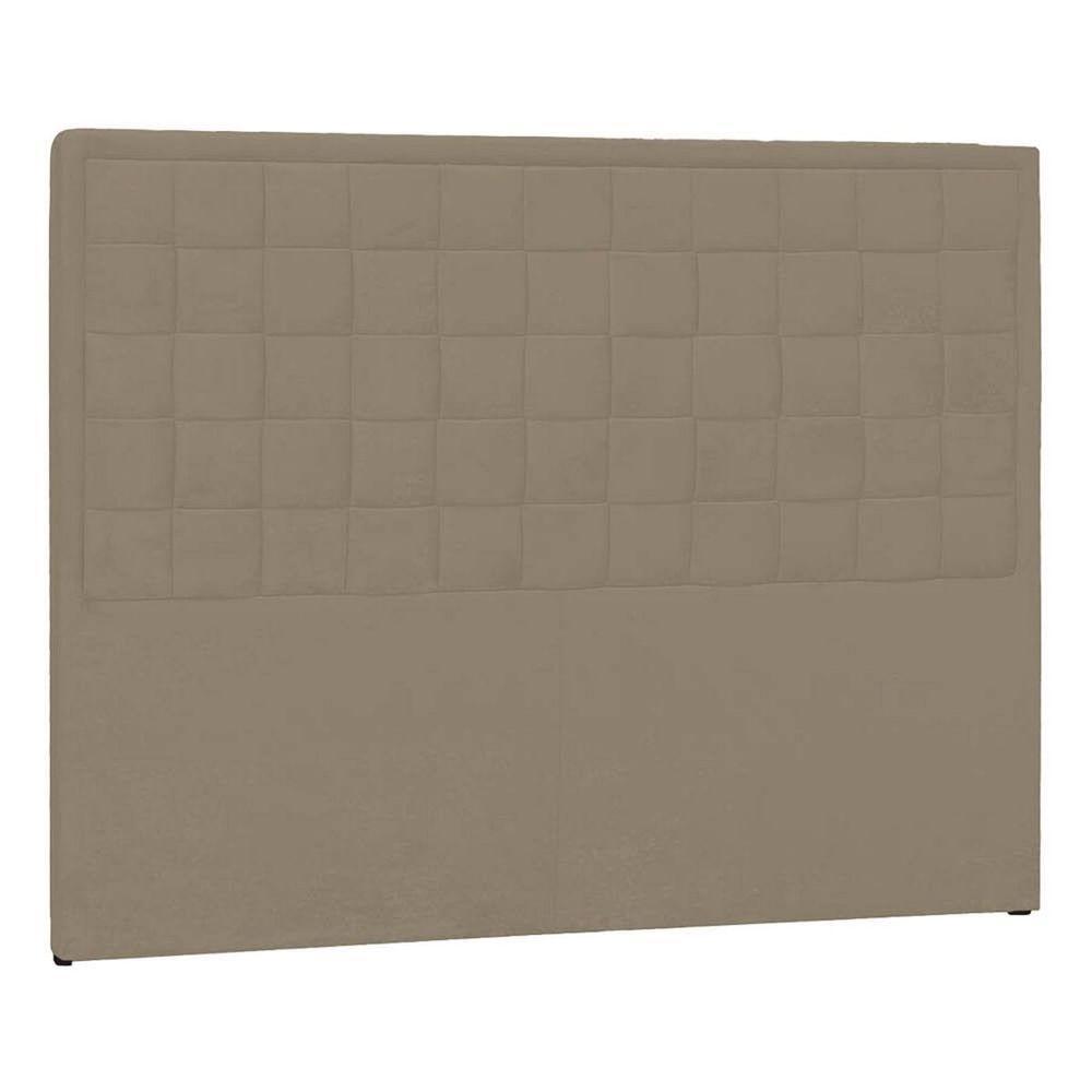 Cabeceira Solteiro P04 100 Cm Suede Marrom Claro Tca 945 - 1