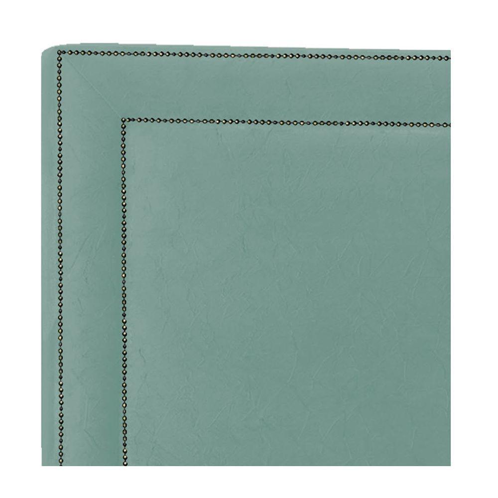Cabeceira Solteiro Moscou P04 90 Cm Suede Turquesa Tca 946 - 3