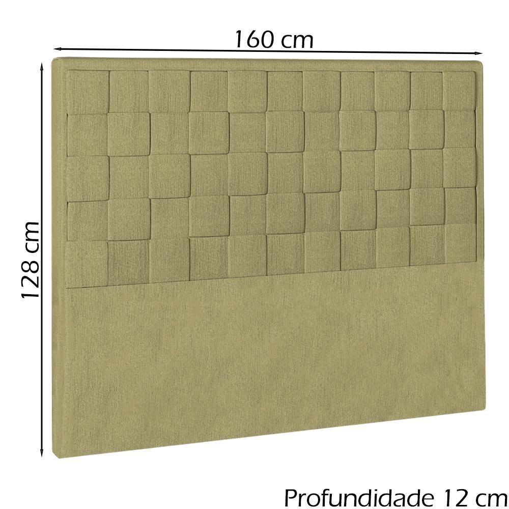Cabeceira Queen 160 Cm Priss Linho Sl 75 Peer Sl 75 - 3