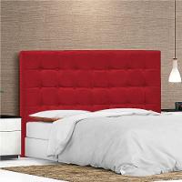 Cabeceira Solteiro Pequim P04 90 Cm Suede Vermelho Tca 53 - 6