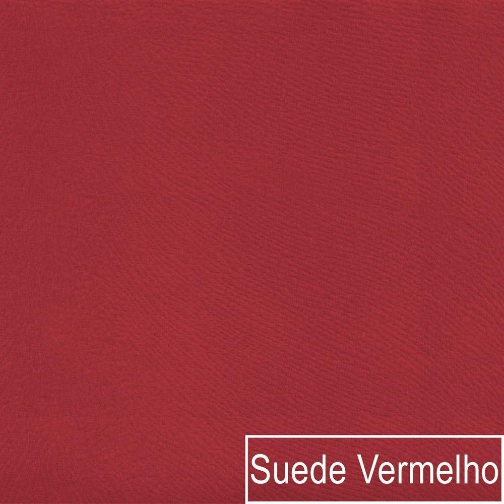 Cabeceira Queen 160 Cm Cama Box Suede Vermelho - 2