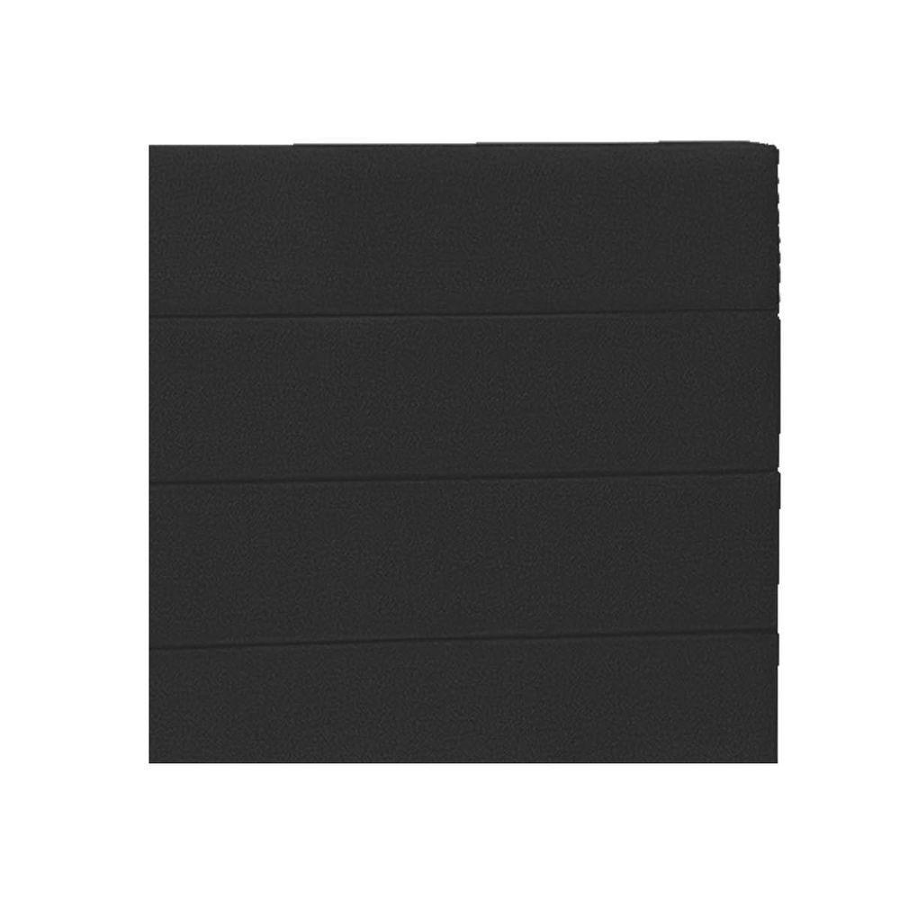 Cabeceira Casal Porto P04 140 Cm Suede Preto Tca 944 - 2