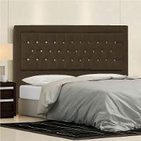 Cabeceira Solteiro Iasi P04 90 Cm Suede Marrom Tca 942 - 6