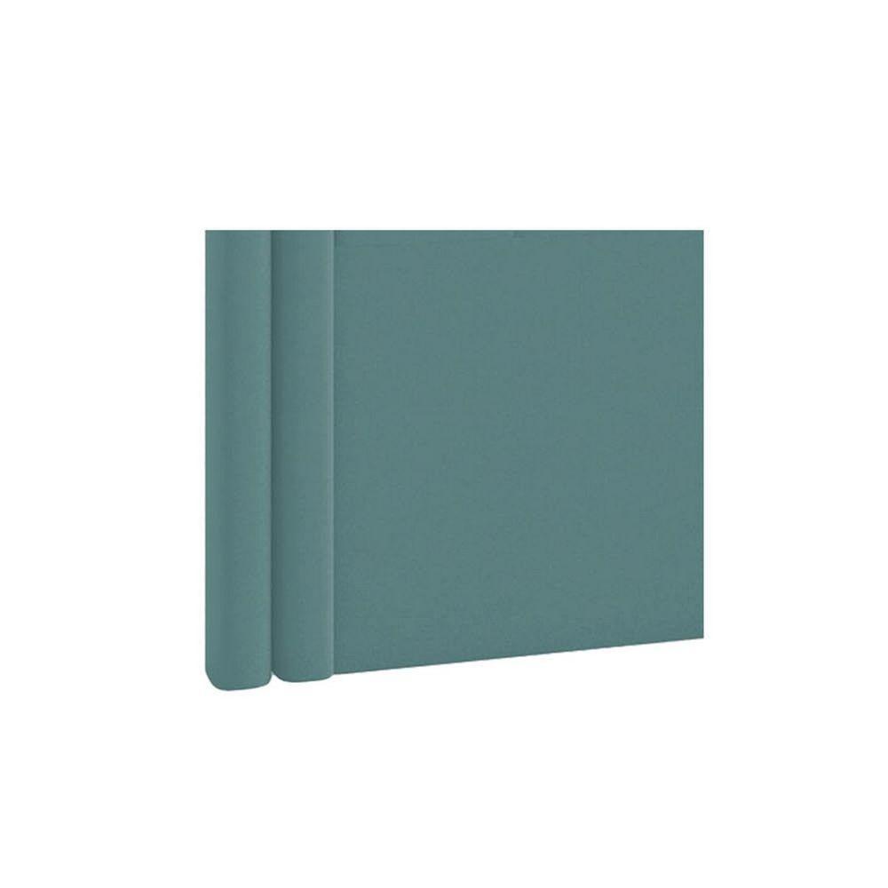 Cabeceira Solteiro P04 90 Cm Suede Turquesa Tca 946 - 2