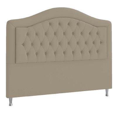 Cabeceira Solteiro ághata P04 90 Cm Suede Bege Tca 941