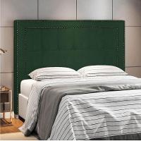 Cabeceira Solteiro Catania P04 100 Cm Suede Verde Tca 947 - 11