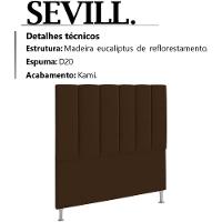 Cabeceira Solteiro 90 Cm Sevill Veludo Sl 942 Peer Sl 942 - 7