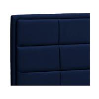 Cabeceira Solteiro P04 90 Cm Suede Azul Marinho Tca 948 - 3
