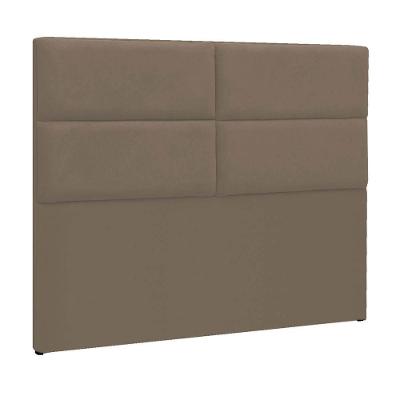 Cabeceira Solteiro P04 90 Cm Suede Marrom Claro Tca 945