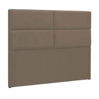 Cabeceira Solteiro P04 90 Cm Suede Marrom Claro Tca 945 - 1