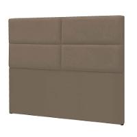 Cabeceira Solteiro P04 90 Cm Suede Marrom Claro Tca 945