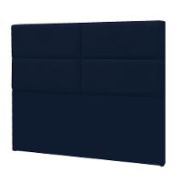 Cabeceira Solteiro P04 90 Cm Suede Azul Marinho Tca 948