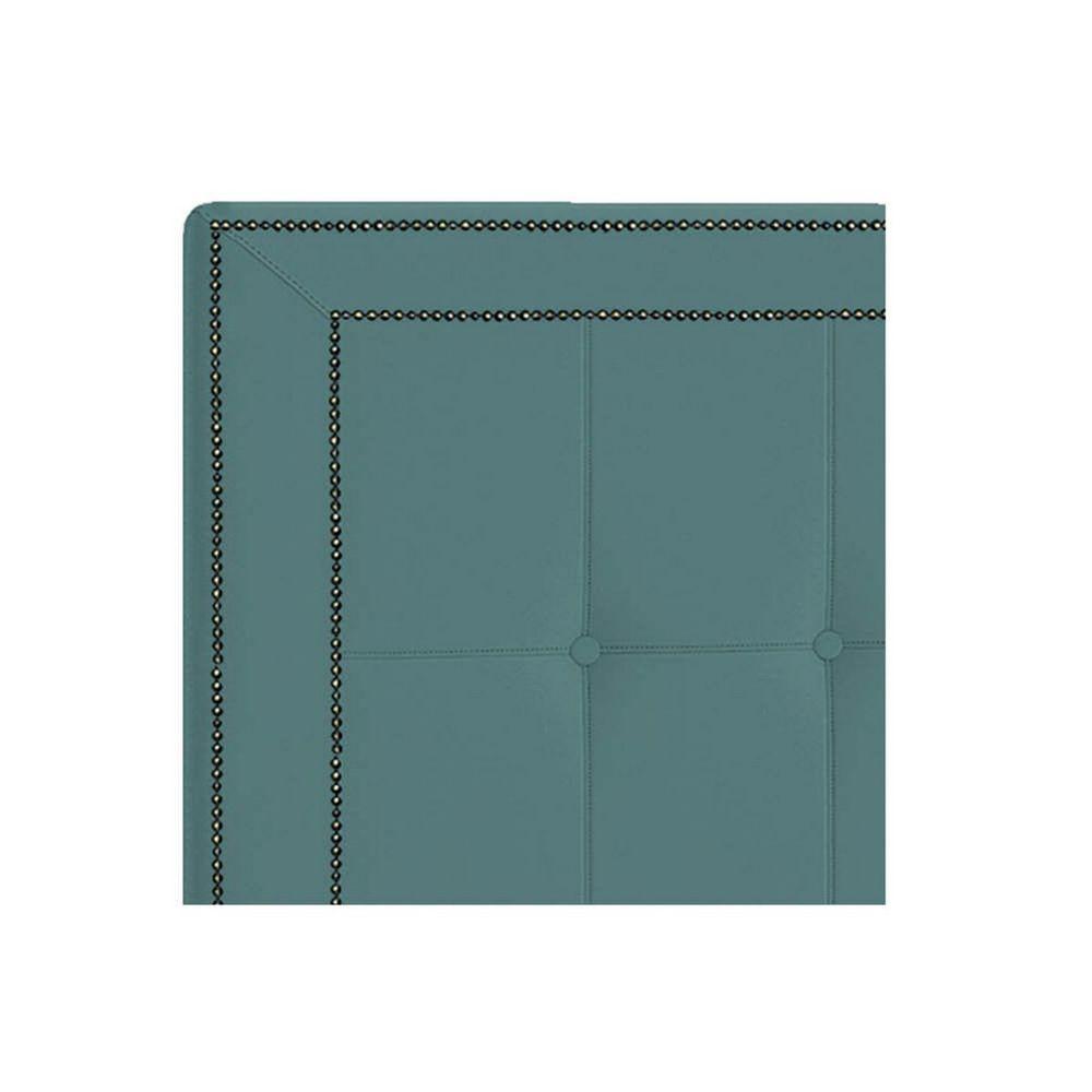 Cabeceira Solteiro Catania P04 100 Cm Suede Turquesa Tca 946 - 4