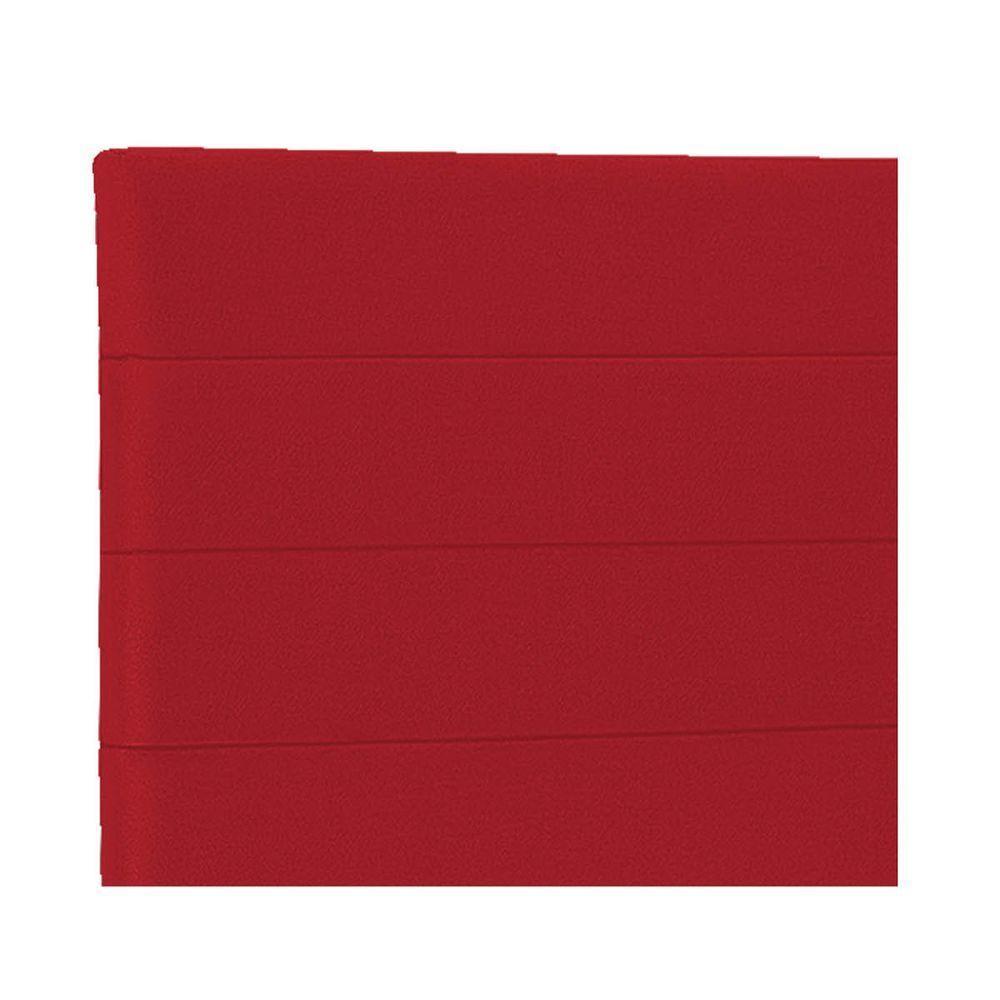 Cabeceira Solteiro Porto P04 90 Cm Suede Vermelho Tca 53 - 3