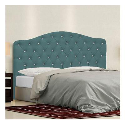 Cabeceira Solteiro P04 100 Cm Suede Turquesa Tca 946