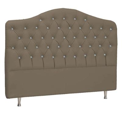 Cabeceira Solteiro P04 90 Cm Suede Marrom Claro Tca 945