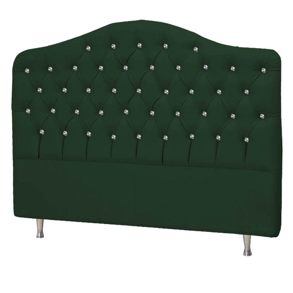 Cabeceira Solteiro Florence P04 90 Cm Suede Verde Tca 947 - 4