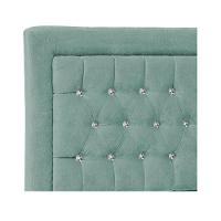 Cabeceira Solteiro Iasi P04 90 Cm Suede Turquesa Tca 946 - 5