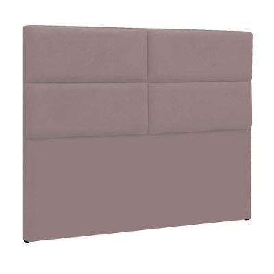 Cabeceira Solteiro Berlim P04 90 Cm Suede Rosê Tca 949