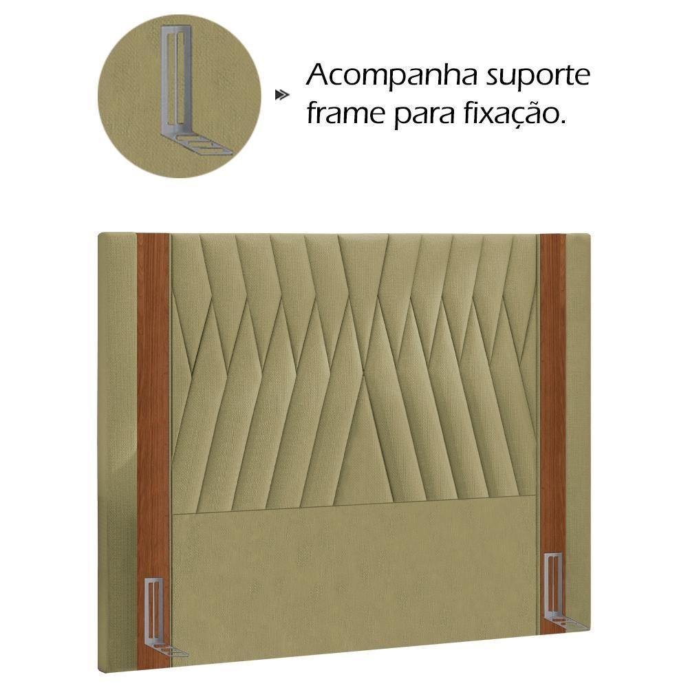 Cabeceira Queen 160 Cm Bella Linho Sl 75 Peer Sl 75 - 5