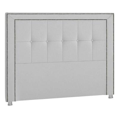 Cabeceira Solteiro Catania P04 90 Cm Suede Cinza Tca 940