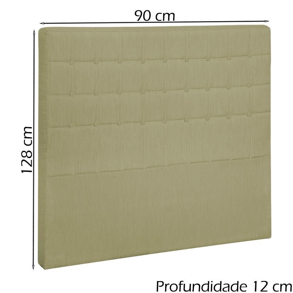 Cabeceira Solteiro 90 Cm Lonnd Linho Sl 75 Peer Sl 75 - 7