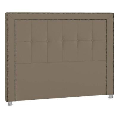 Cabeceira Solteiro P04 100 Cm Suede Marrom Claro Tca 945