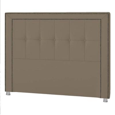 Cabeceira Solteiro P04 100 Cm Suede Marrom Claro Tca 945