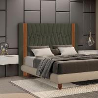 Cabeceira Queen 160 Cm Bella Linho Sl 74 Peer Sl 74