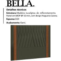 Cabeceira Queen 160 Cm Bella Linho Sl 74 Peer Sl 74 - 7