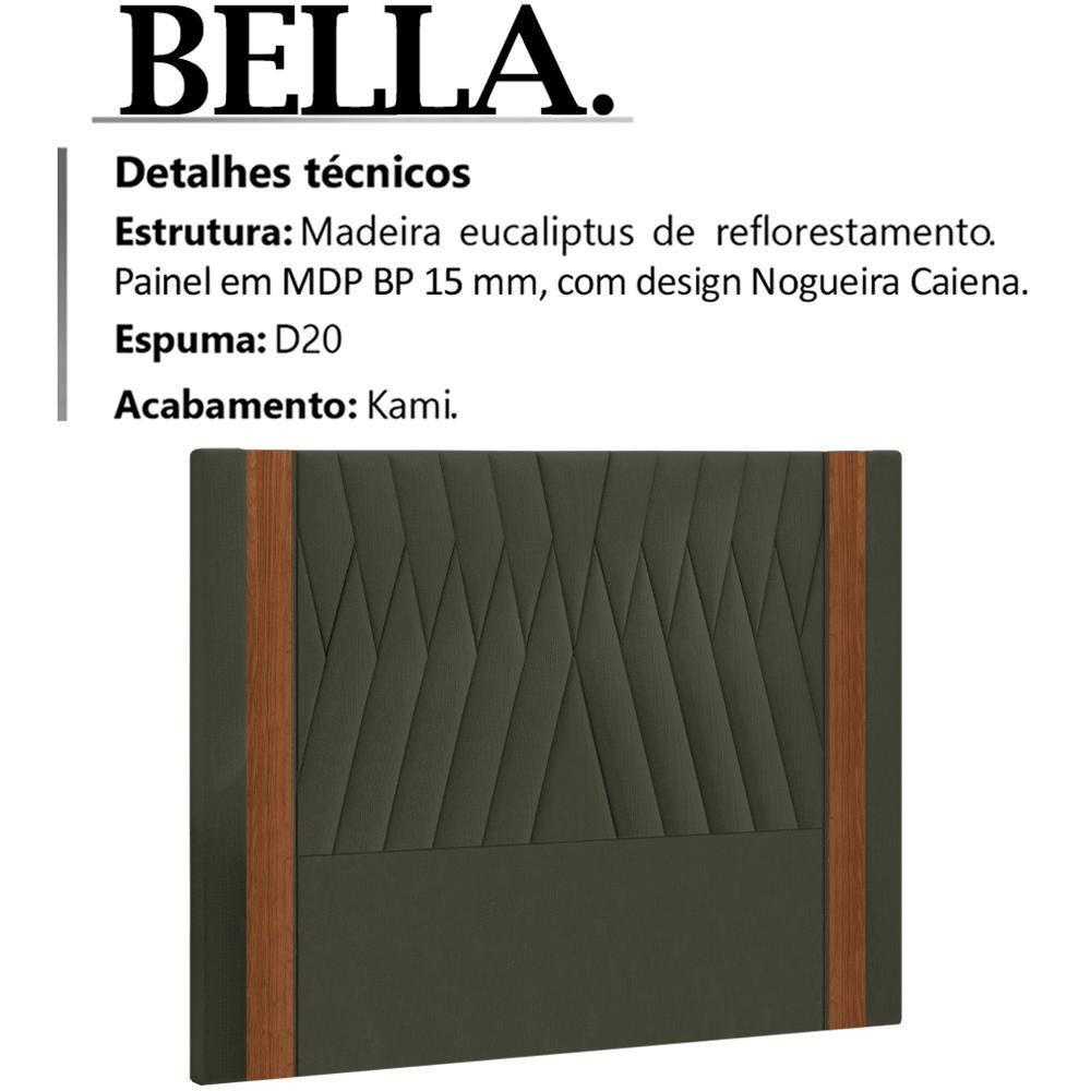 Cabeceira Casal 140 Cm Bella Linho Sl 74 Peer Sl 74 - 3