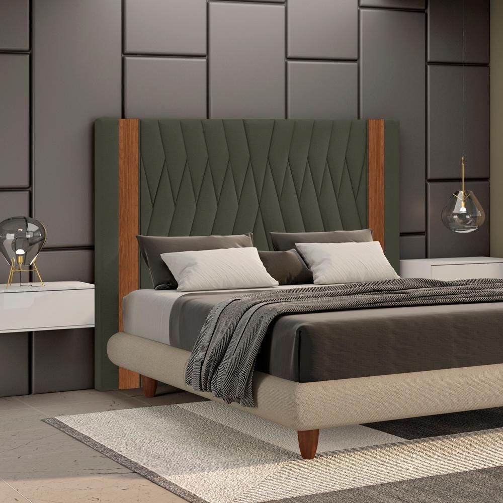 Cabeceira Casal 140 Cm Bella Linho Sl 74 Peer Sl 74 - 5