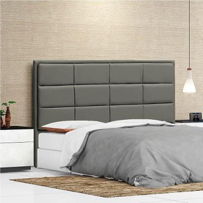 Cabeceira Solteiro P04 90 Cm Suede Cinza Escuro Tca 958