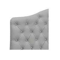 Cabeceira Solteiro Florence P04 100 Cm Suede Cinza Tca 940 - 3