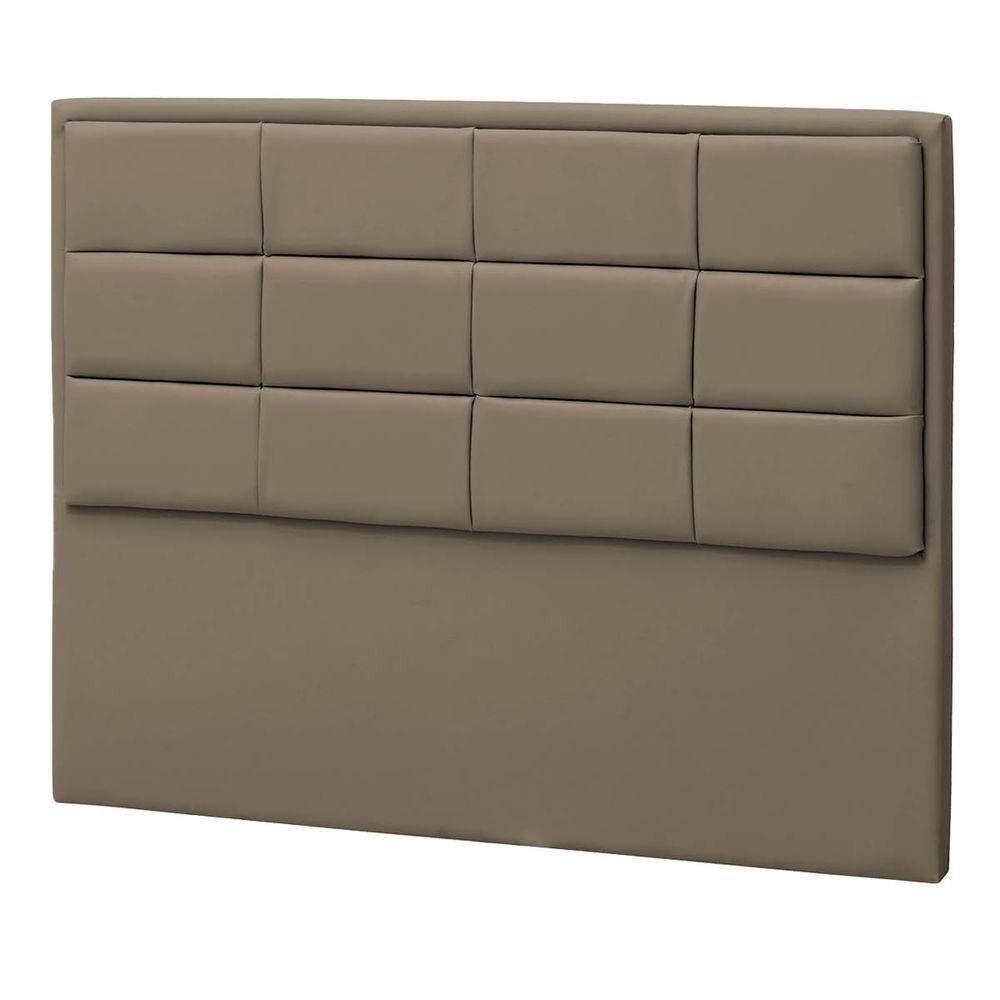 Cabeceira Solteiro P04 90 Cm Suede Marrom Claro Tca 945 - 4