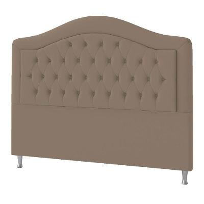 Cabeceira Solteiro P04 90 Cm Suede Marrom Claro Tca 945
