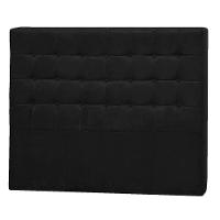Cabeceira Casal Pequim P04 140 Cm Suede Preto Tca 944